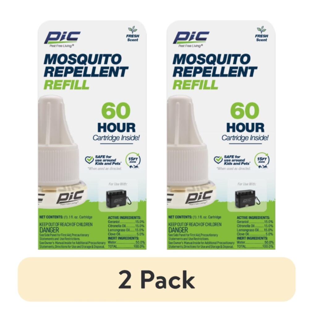 PIC Mosquito Botanical Repellent 60-Hour Refill 2 Pack